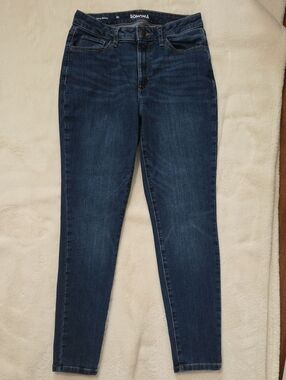 Sonoma Dark Blue High-Rise Skinny Jeans for Women